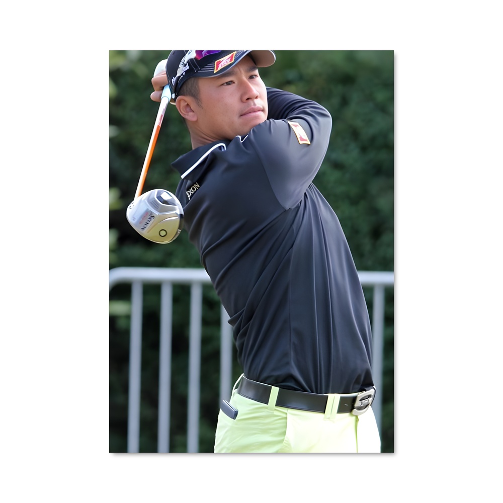 Poster Hideki matsuyama – affiche Golf